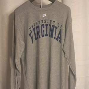 University of Virginia Gray Long Sleeve Tee